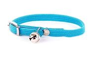 Martin halsband kat elastisch nylon turquoise (30X1 CM)