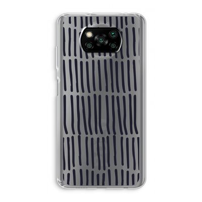 Moroccan stripes: Xiaomi Poco X3 NFC Transparant Hoesje