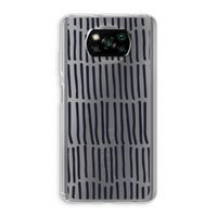 Moroccan stripes: Xiaomi Poco X3 NFC Transparant Hoesje