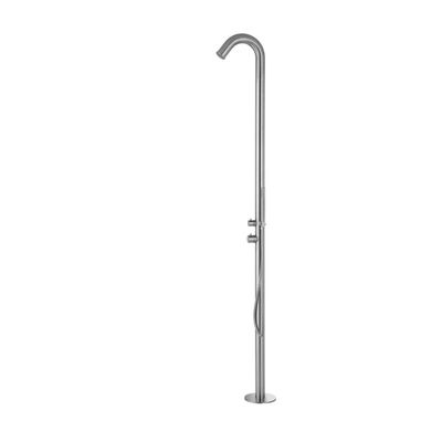 Thermostatische Buitendouche BWS Tube Met Handdouche Inclusief Inbouwdeel RVS 316S