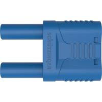 Schützinger SKURZ 6100 / 19-4 IG 2MB Ni / BL Veiligheids-kortsluitingstekker Blauw 1 stuk(s)