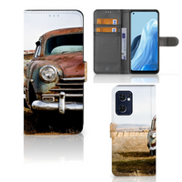 OPPO Find X5 Lite | Reno 7 5G Telefoonhoesje met foto Vintage Auto