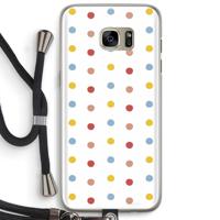 Bollen: Samsung Galaxy S7 Edge Transparant Hoesje met koord - thumbnail