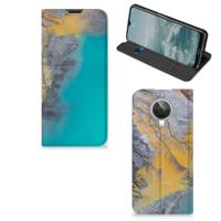 Nokia G10 | G20 | Standcase | Marble Blue Gold