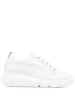 AGL baskets en cuir à semelle oversize - Blanc