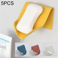 5 STKS multifunctionele Traceless muur gemonteerde drain Soap Box willekeurige kleur levering