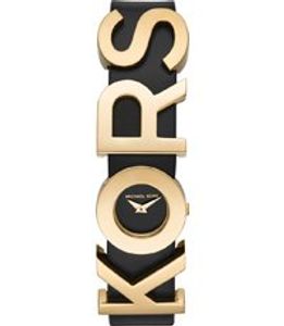 Horlogeband Michael Kors MK2852 Leder Zwart 16mm