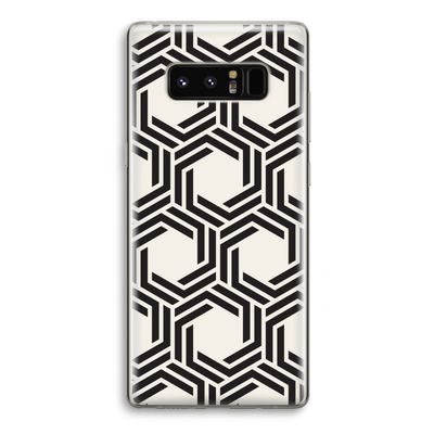 Geometrisch patroon: Samsung Galaxy Note 8 Transparant Hoesje