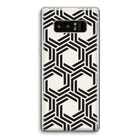 Geometrisch patroon: Samsung Galaxy Note 8 Transparant Hoesje