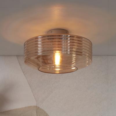 its about RoMi Plafondlamp 'Verona' 35cm, kleur Amber