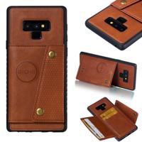 Lederen beschermhoes voor Galaxy Note9 (bruin) Lederen beschermhoes voor Galaxy Note9 (bruin)