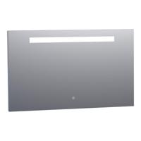 Brauer Garnet Spiegel - Rechthoekig - 120 cm - met Directe LED-Verlichting - Dimbaar - met Touchbediening