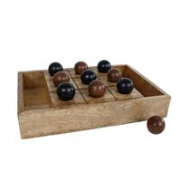 CosyDecor Spel "tic tac toe" hout 30x20x4,25cm