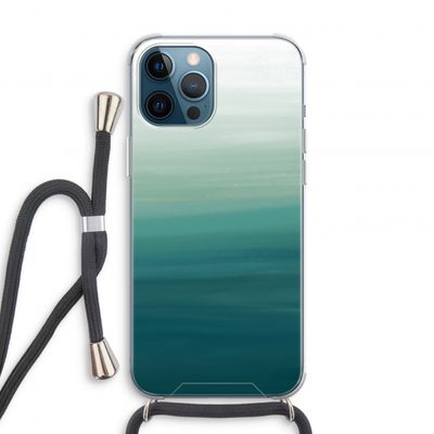 Ocean: iPhone 12 Pro Transparant Hoesje met koord