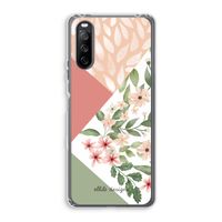 Sweet heaven geometrics: Sony Xperia 10 III Transparant Hoesje