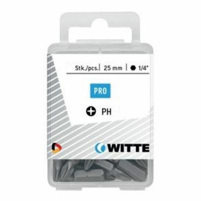 Set van tips WITTE Phillips PH2 25 Stuks 25 Onderdelen