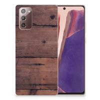 Samsung Note 20 | Bumper Hoesje | Old Wood