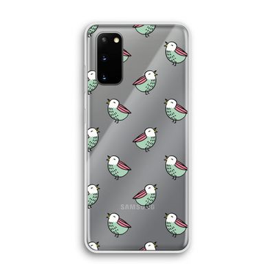 Vogeltjes: Samsung Galaxy S20 Transparant Hoesje