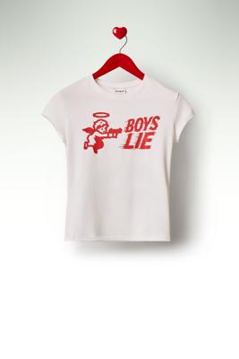 Getailleerd T-shirt Boys Lie - WHITE - S