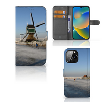 iPhone 14 Pro Max Flip Cover Schaatsers - thumbnail