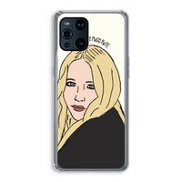 Mary Kate: Oppo Find X3 Pro Transparant Hoesje