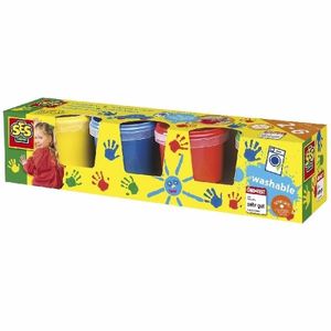 Ses Vingerverf 4kleuren van 150ml