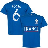 Frankrijk Pogba 6 Team T-Shirt - thumbnail