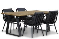 Coco Leonardo/Palta 180 cm dining tuinset 5-delig - thumbnail