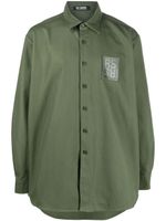 Raf Simons chemise à patch logo - Vert