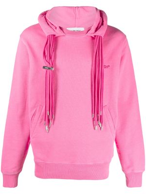 AMBUSH hoodie à design multi-cordes - Rose