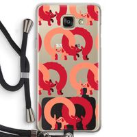 Dogs: Samsung Galaxy A5 (2016) Transparant Hoesje met koord