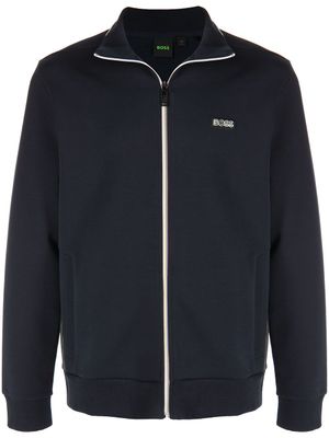 BOSS sweat Skaz à fermeture zippée - Bleu