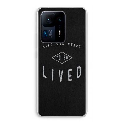 To be lived: Xiaomi Mi Mix 4 Transparant Hoesje