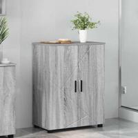 Badkamerkast met opslag Grijs Sonoma 60 x 35 x 80 cm