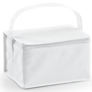 Kleine koeltas voor lunch wit 20 x 14 x 13 cm 3.5 liter   -