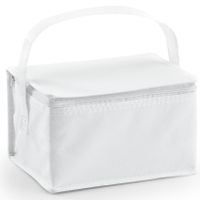 Kleine koeltas voor lunch wit 20 x 14 x 13 cm 3.5 liter   - - thumbnail