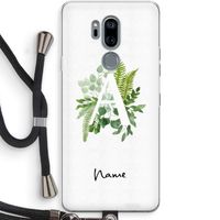 Green Brush: LG G7 Thinq Transparant Hoesje met koord