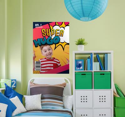 Gepersonaliseerd stripboek poster