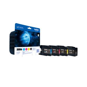 Brother LC1280XLVALBP inktcartridge 4 stuk(s) Origineel Zwart, Cyaan, Magenta, Geel