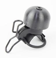 Qibbel Widek paperclip bel xxl nieuwzilver pvd zwart all black op kaart