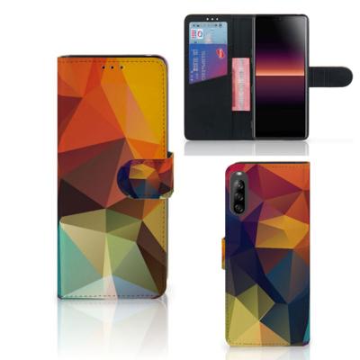 Sony Xperia L4 | Book Case | Polygon Color