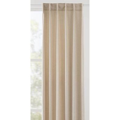 1+1 Gratis Leen Bakker - Gordijn Kaat Semi Verduisterend - 140x280 Cm - Polyester - Beige