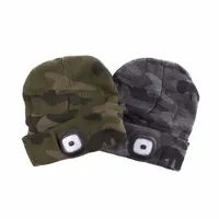 Benson Camouflage Muts met LED Verlichting - One Size