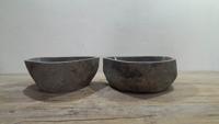 Wasbakken riviersteen set RM250307AB, 41x35x15 cm