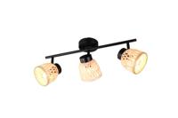 Trio 3-lichts plafondlampLaurent met crème kapjes - R86093032