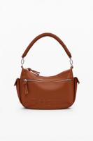 Ovale tas met 3D-logo - BROWN - U