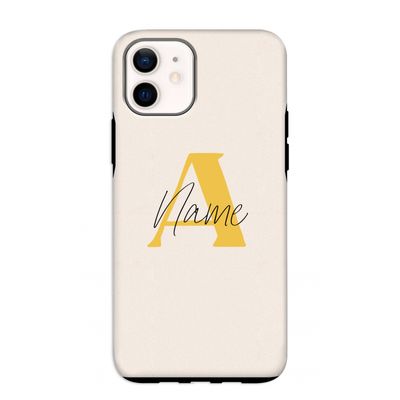 Amber Script: iPhone 12 mini Tough Case