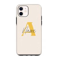 Amber Script: iPhone 12 mini Tough Case