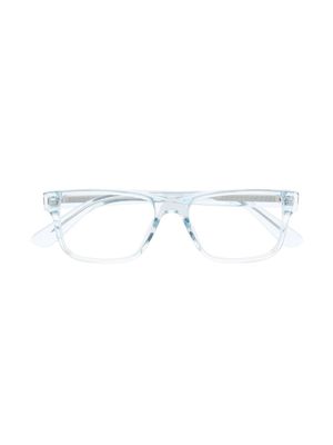 Versace Kids lunettes de vue à monture carrée - Bleu