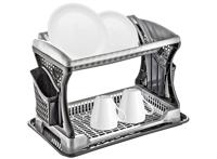 Michelino Afdruiprek - 2 laags - 47 x 30 x 13 cm - Grijs Michelino Afdruiprek - 2 laags - 47 x 30 x 13 cm - Grijs